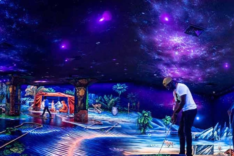 3D Blacklight Minigolf Dubai